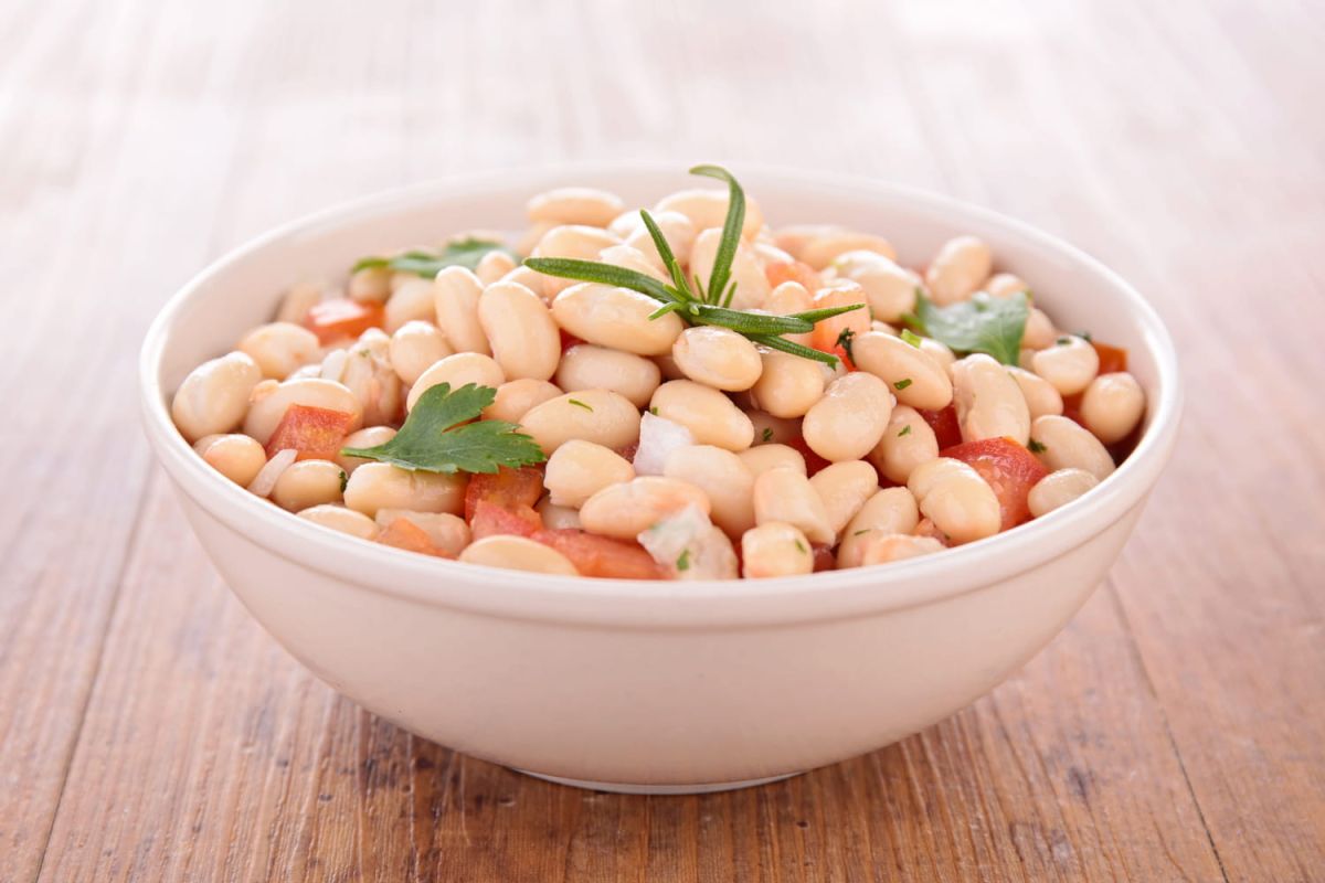 La recette de la salade de haricots blancs par Philippe Etchebest