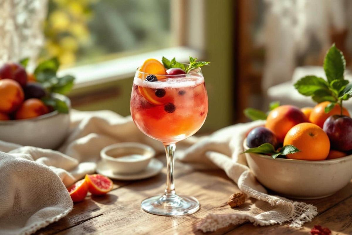 Une touche d'automne dans votre verre : découvrez le cocktail sour prune-orange