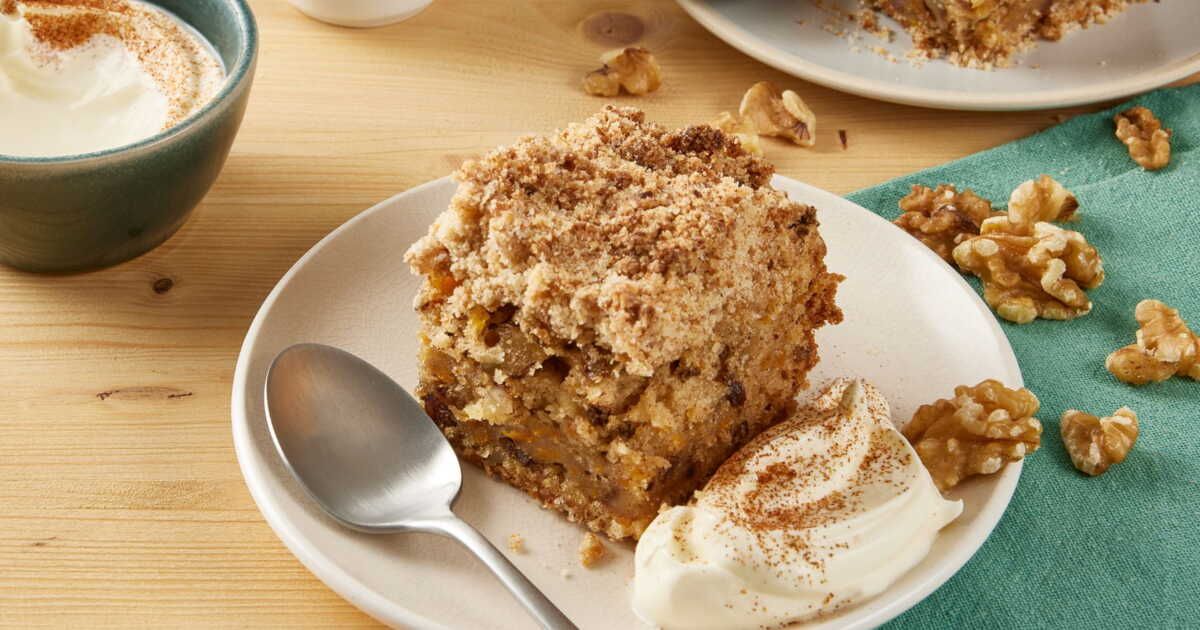 un crumbcake savoureux à petit prix : recette à 1,19 euro par personne