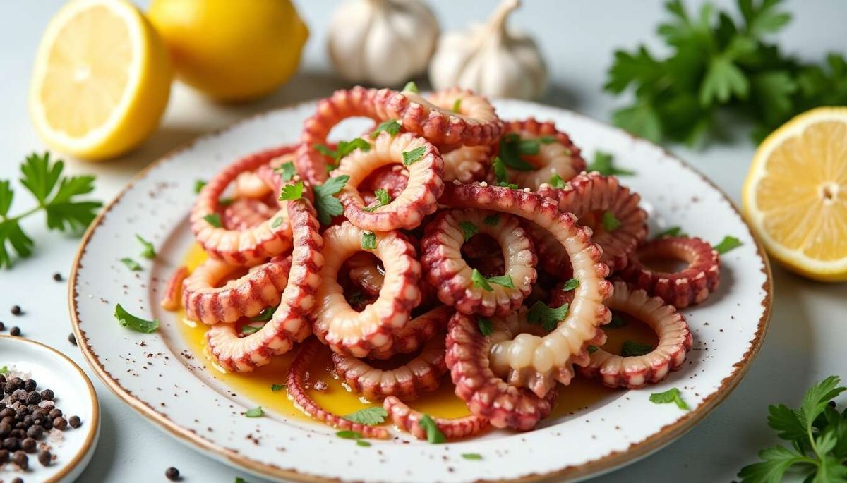 Découvrez la recette de la salade de poulpe à l’italienne