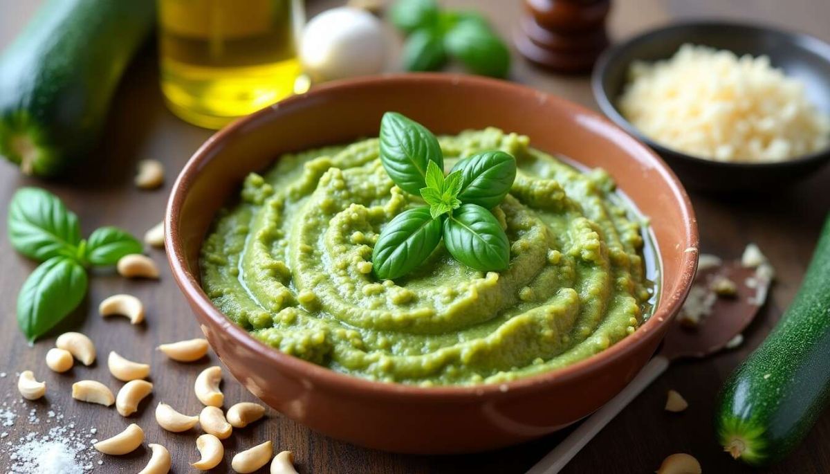 éveillez vos papilles avec un pesto de courgette rapide et savoureux