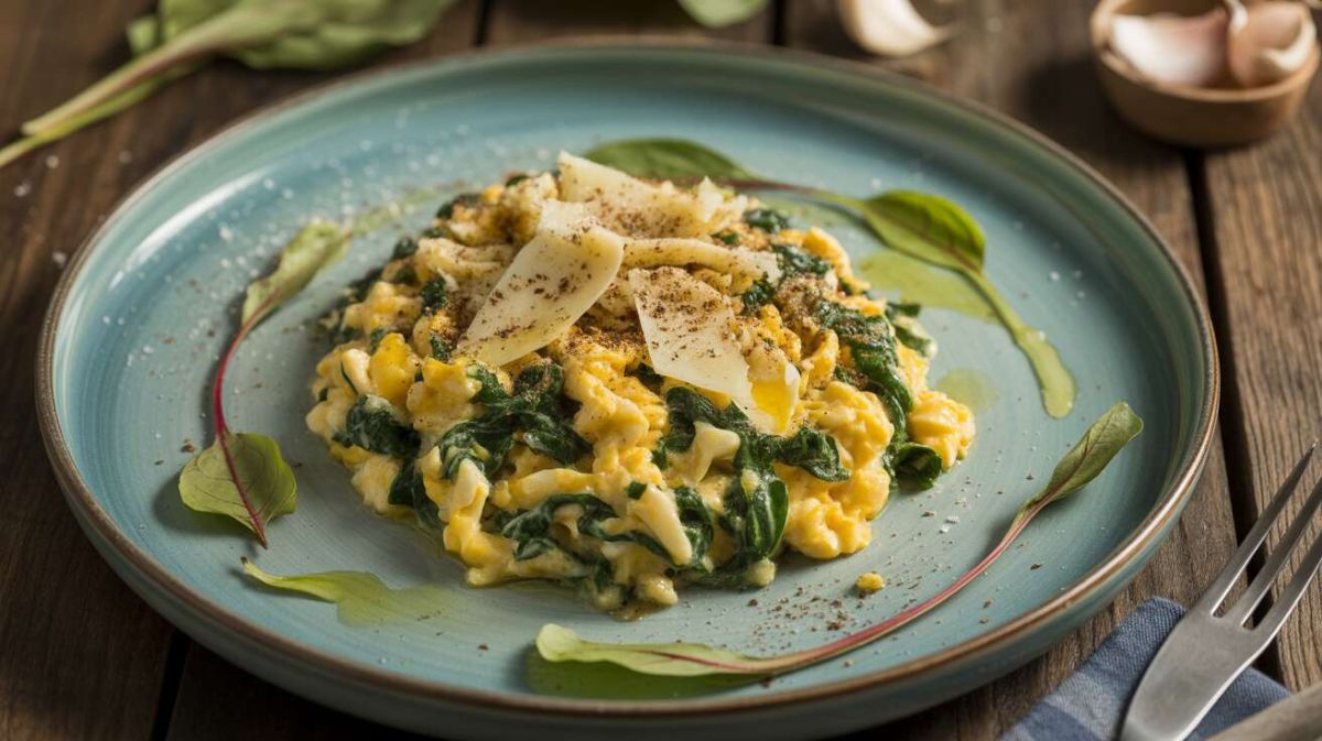 Les délicieuses œufs brouillés corses aux blettes : un plat savoureux et sain