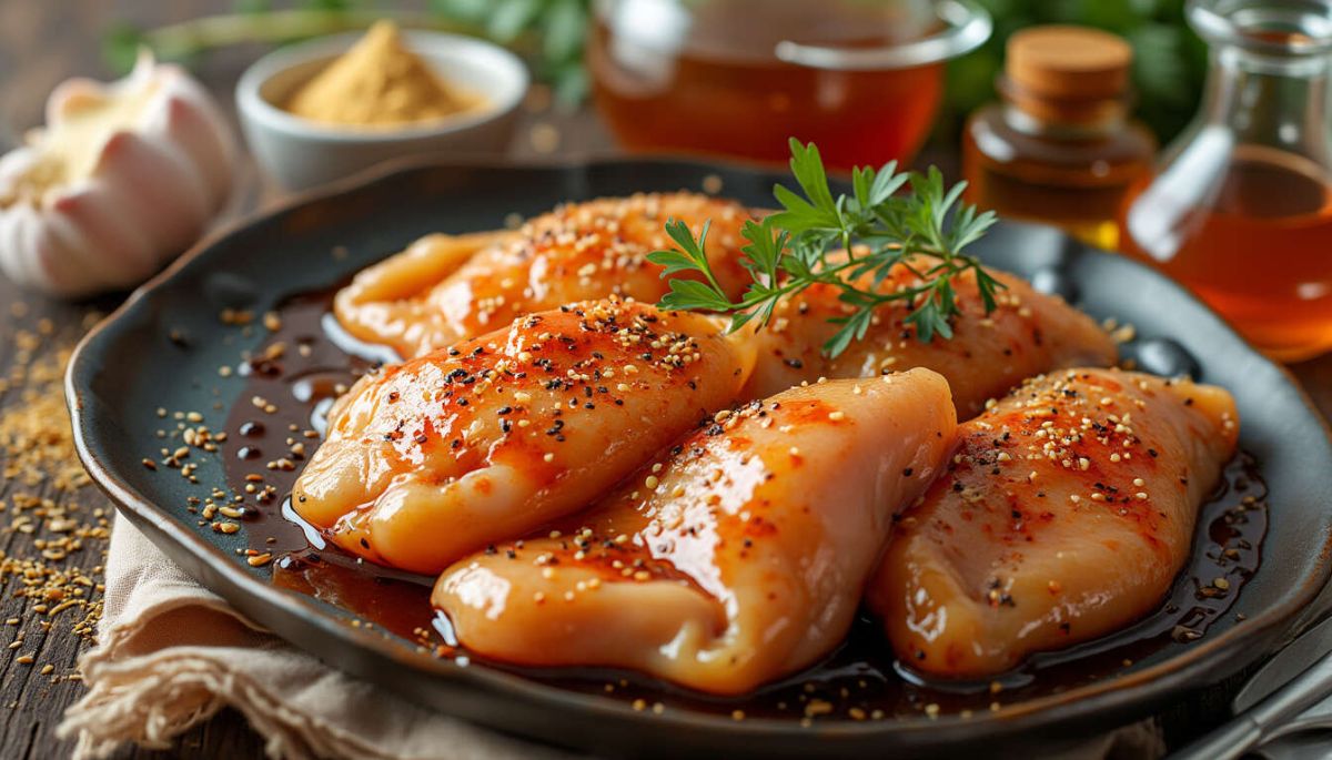 Succombez au délice d'une marinade poulet à la sauce soja