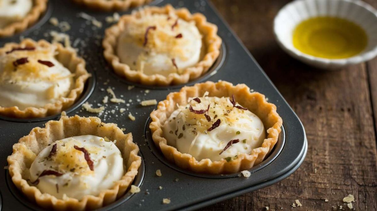 Savoureuses mini-tartelettes apéro sans pâte : le secret du chef révélé
