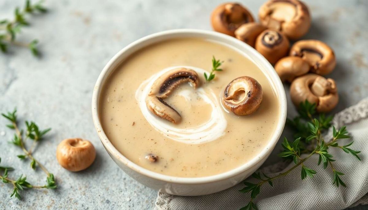 une soupe de champignons réconfortante à découvrir