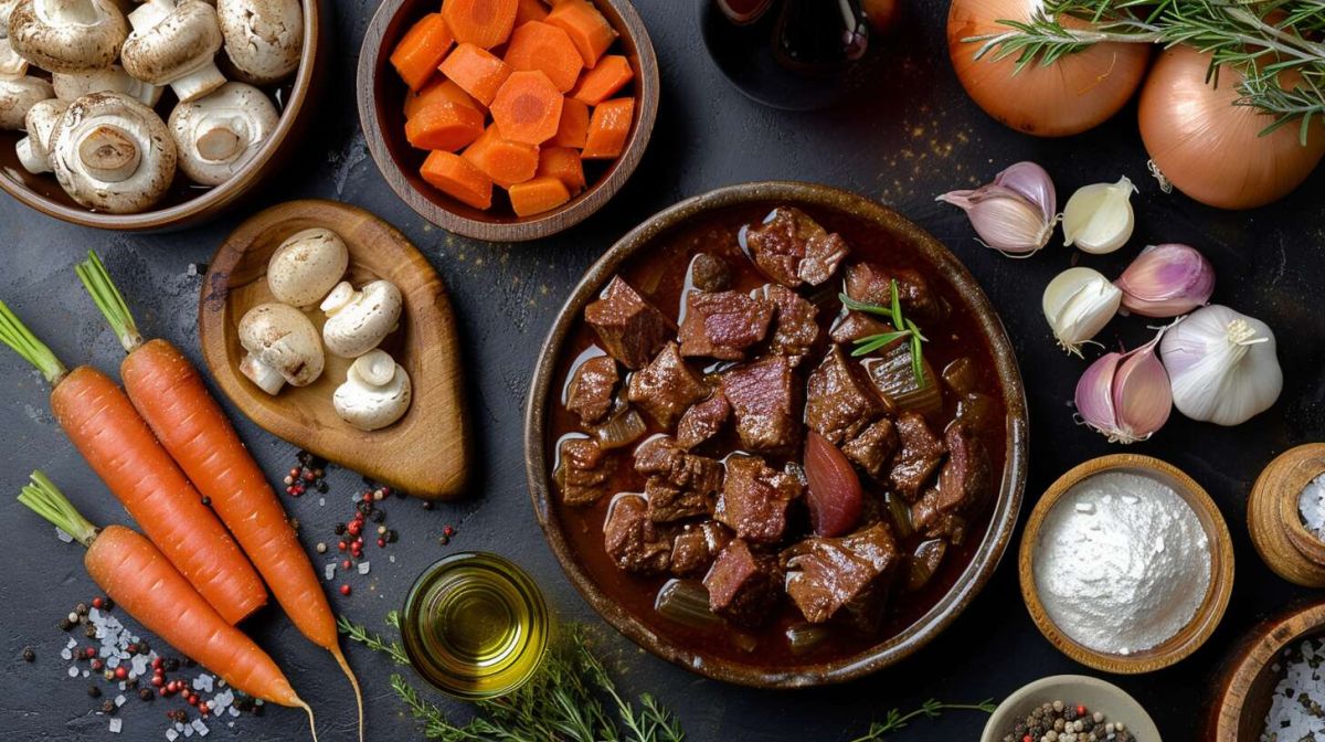 Immersion dans les saveurs d'automne avec un ragoût de chevreuil au vin rouge