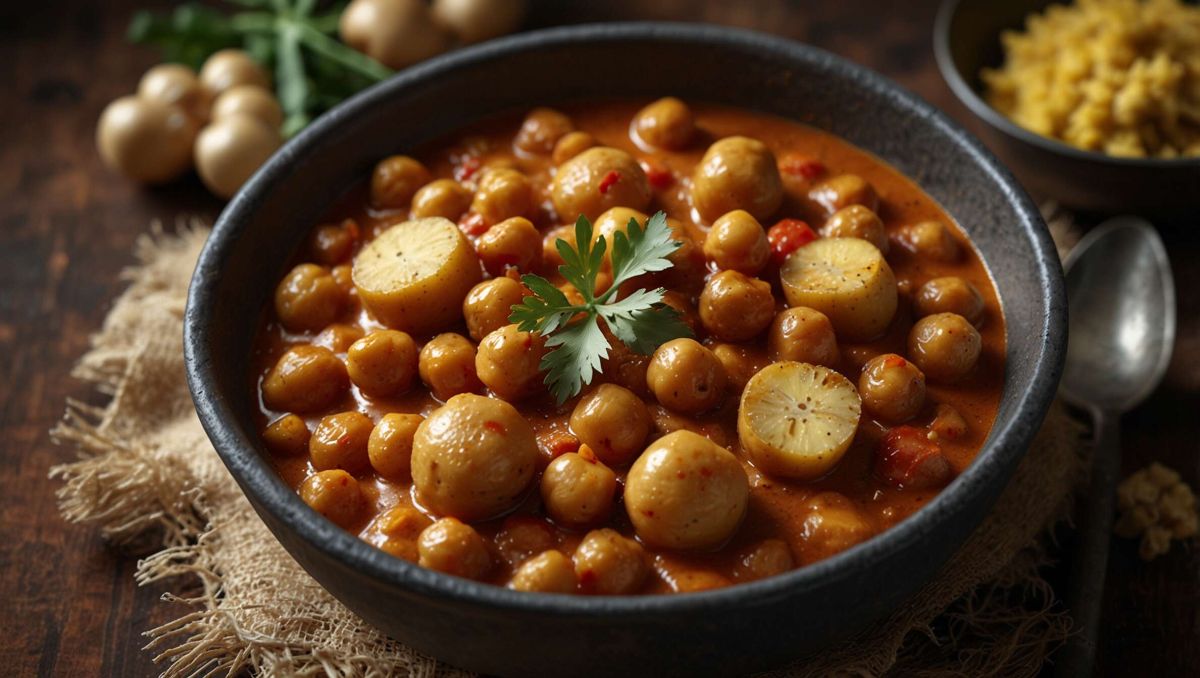 Un voyage de saveurs indiennes avec notre curry de pois chiches