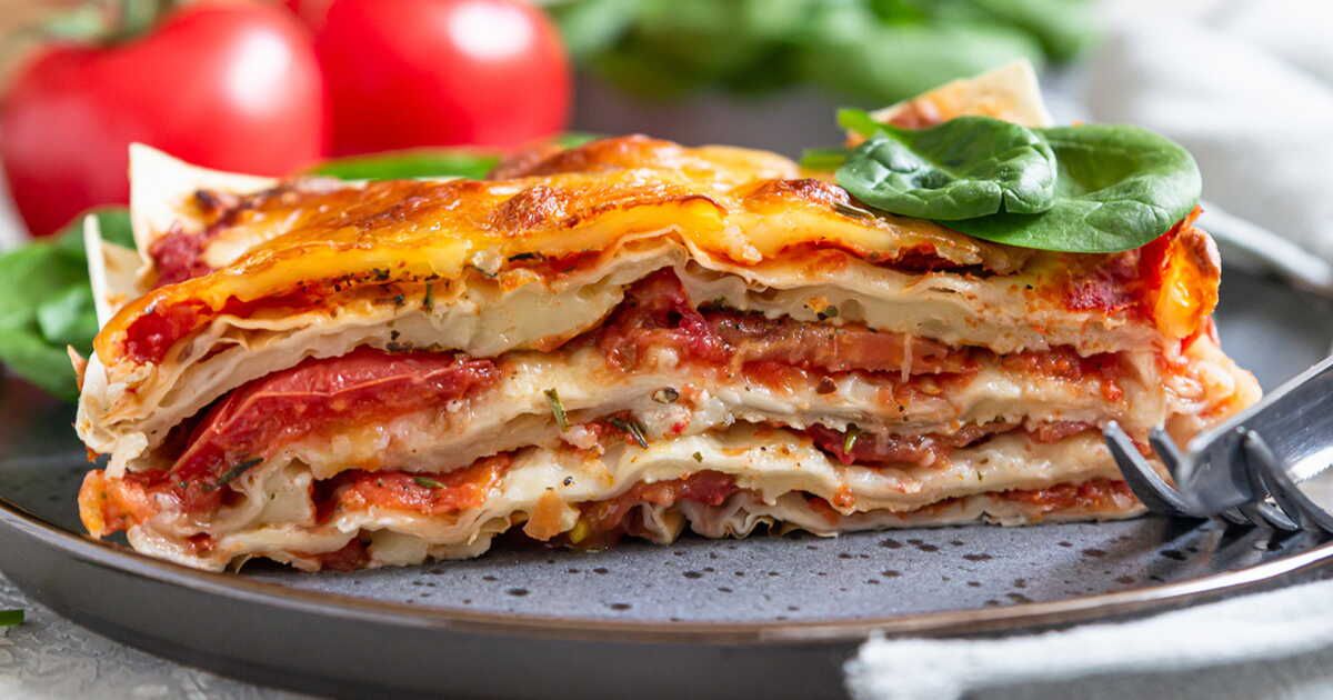 Une recette de lasagnes à la ricotta et aux tomates séchées prête en un clin d'œil