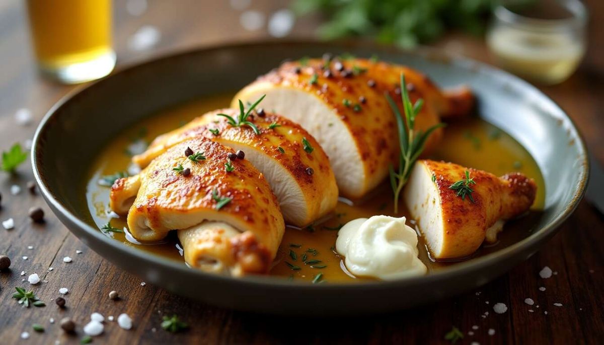 poulet à la bière : une recette réconfortante à découvrir