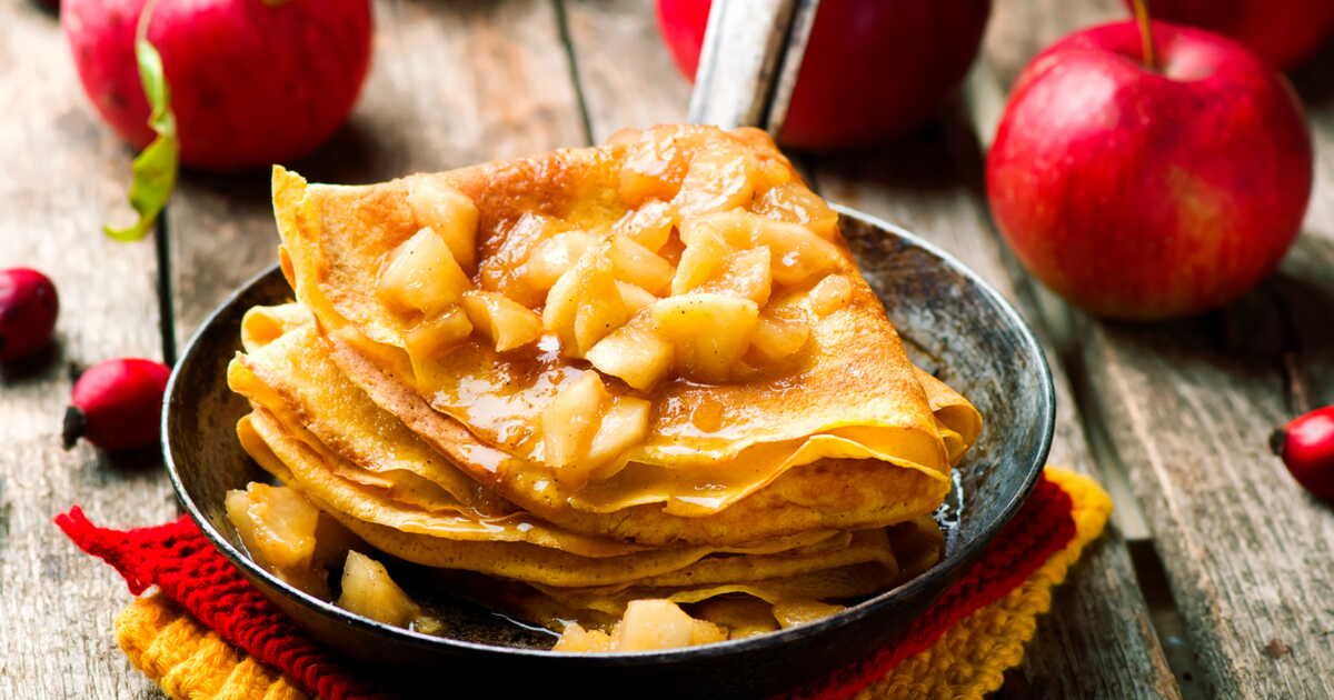 Des crêpes aux pommes qui séduisent tous les palais