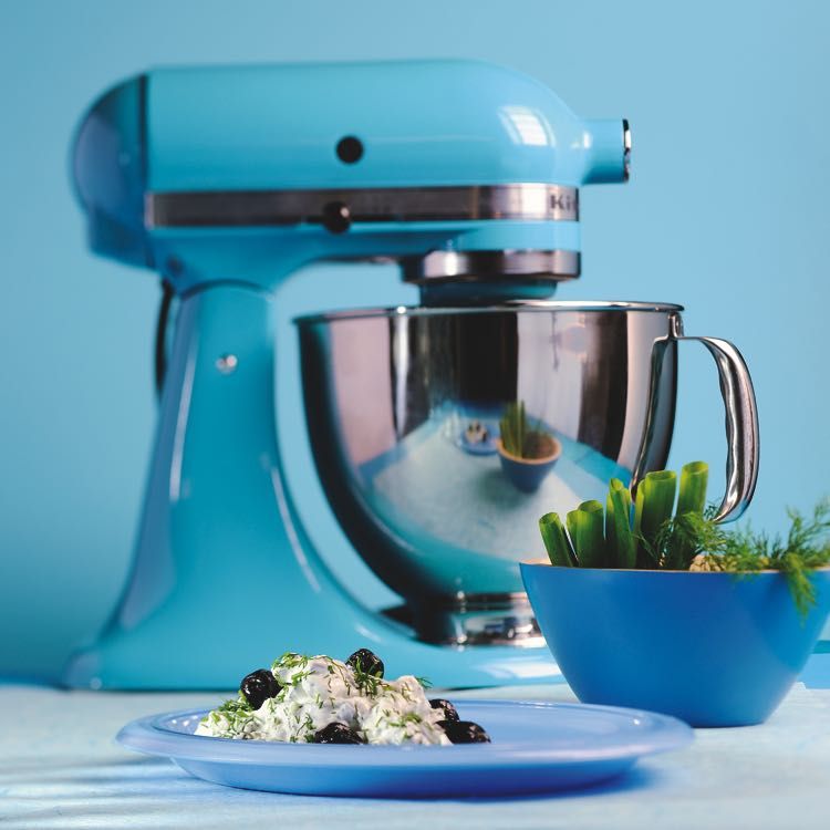 l'été scintille en bleu avec kitchen aid