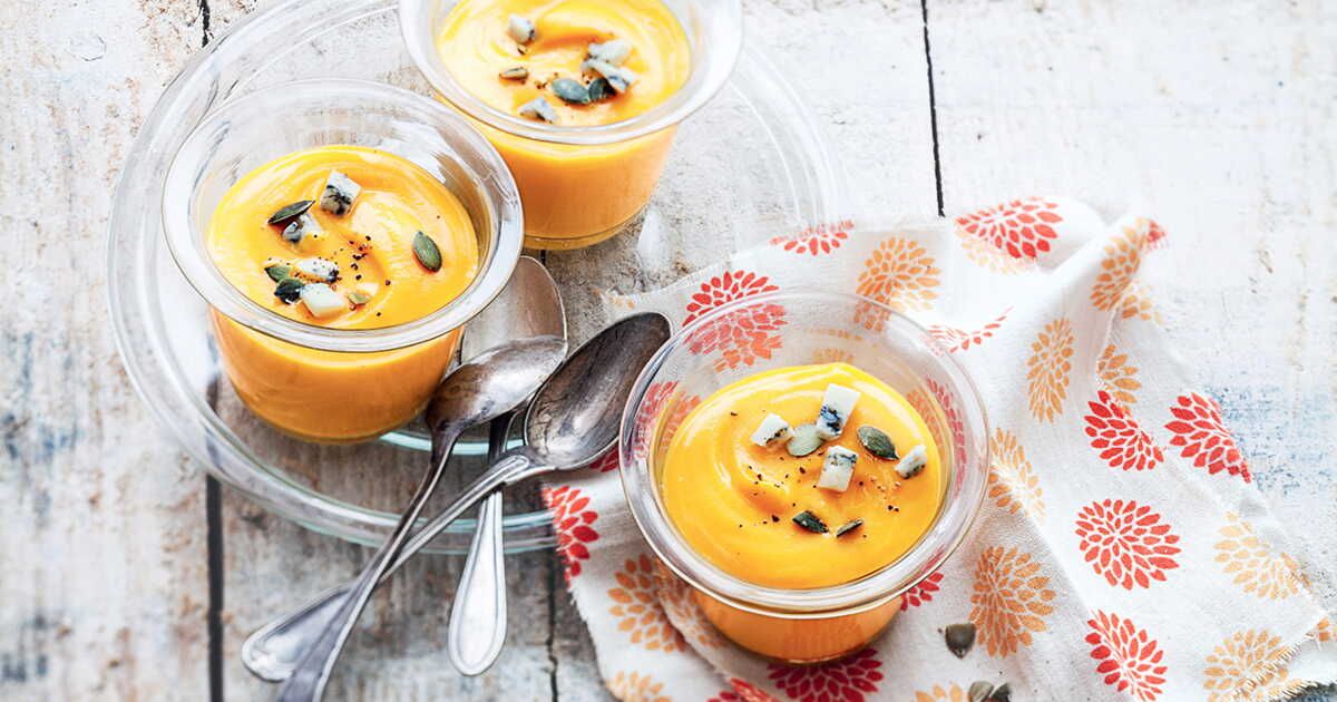 La douceur de la soupe de potiron au morbier