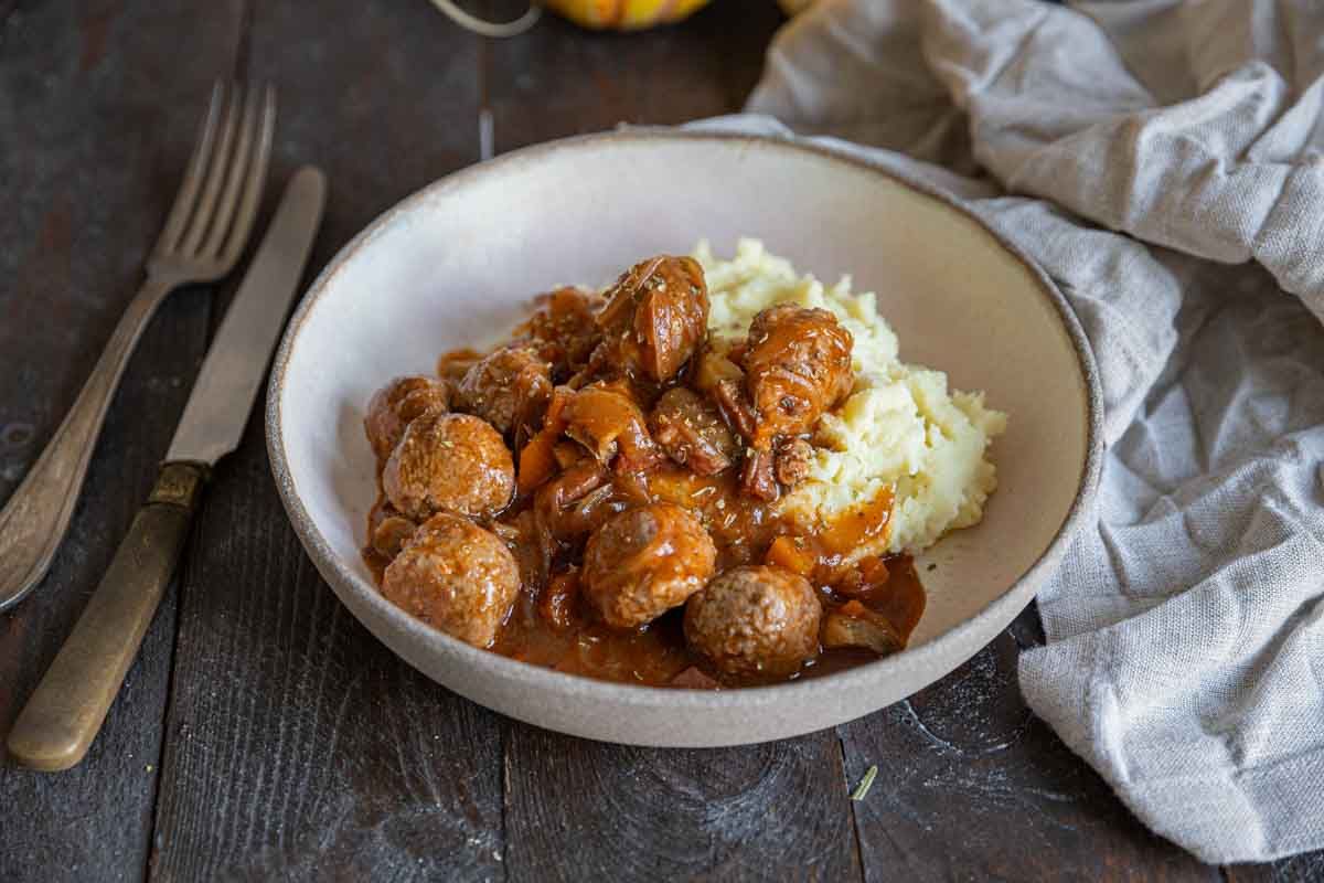 la délicieuse version des boulettes bourguignon
