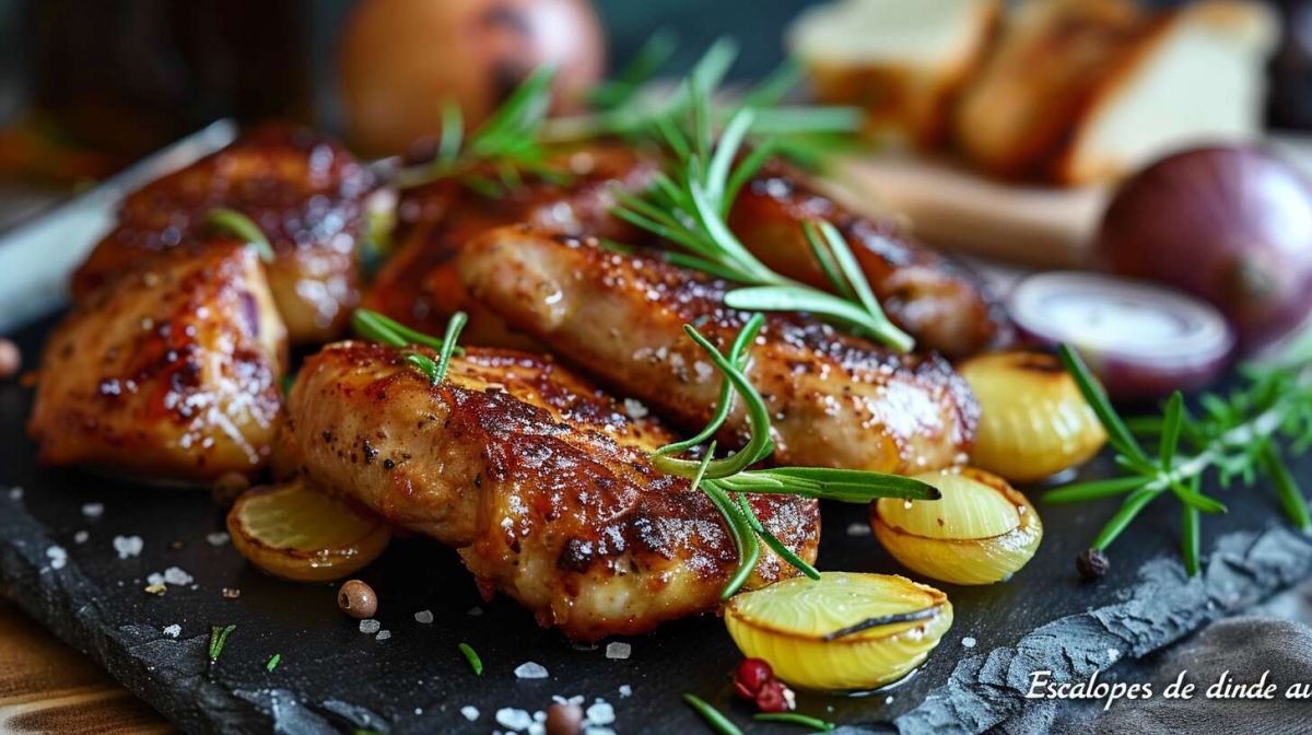 Un plat savoureux : escalopes de dinde au four