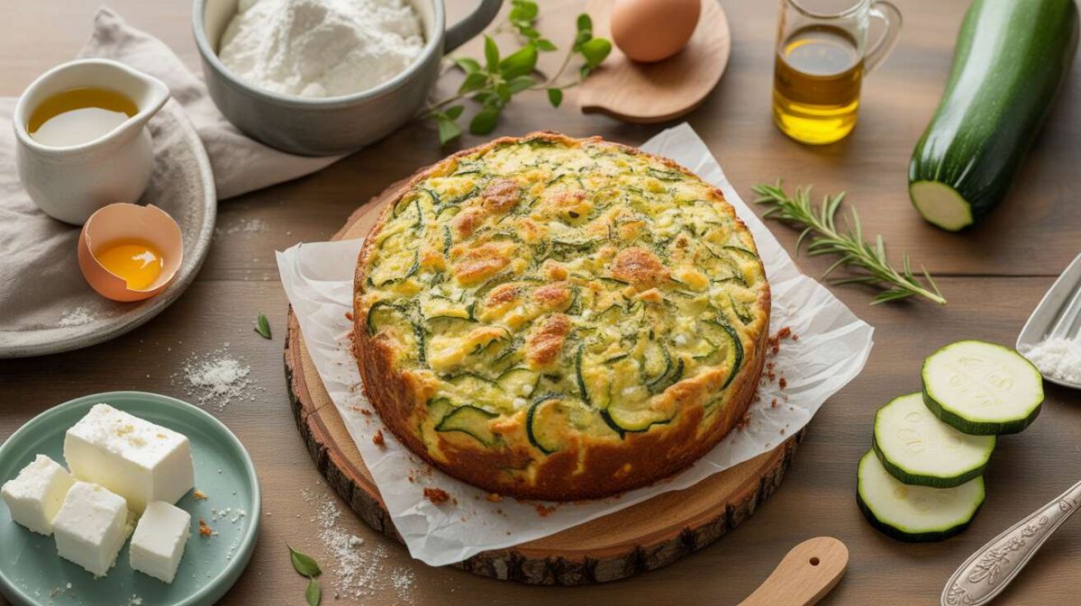Un cake léger aux courgettes, feta et ricotta pour éblouir vos repas