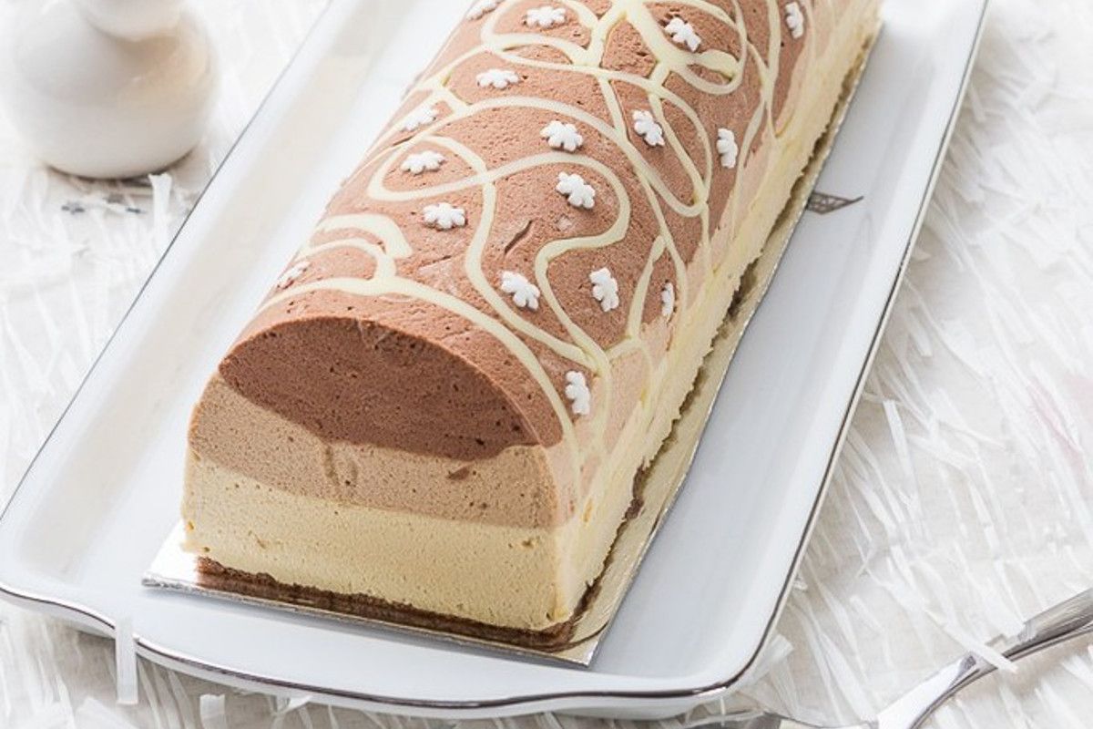Une bûche aux quatre chocolats pour un dessert sensationnel
