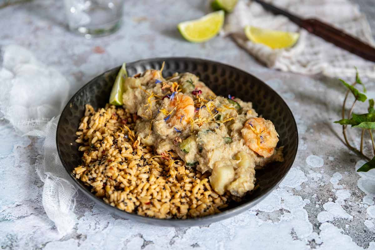 Colombo de poisson et crevettes au Companion