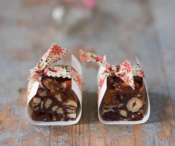 Caramels au chocolat noisettes
