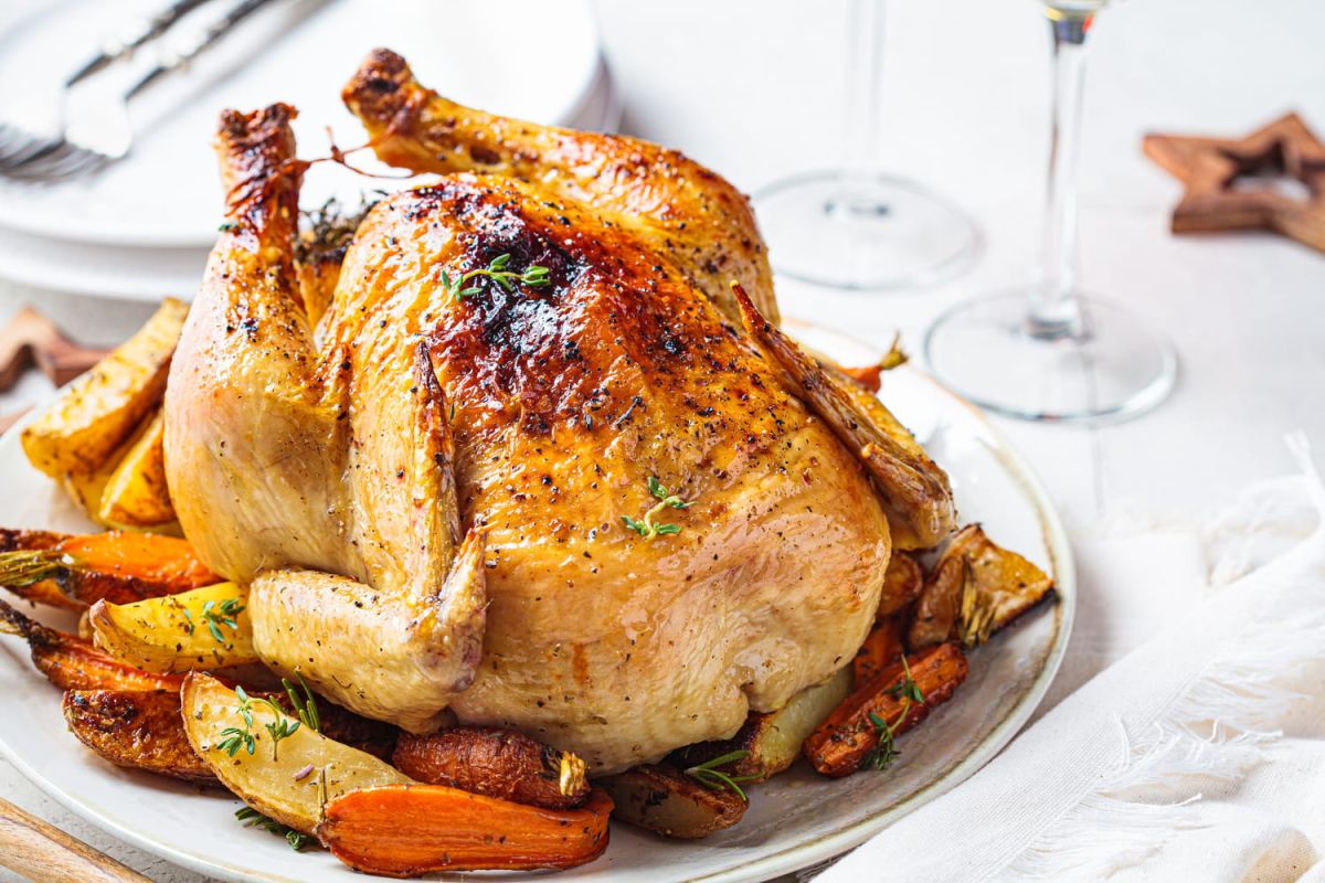 un poulet rôti croustillant en un temps record avec philippe etchebest