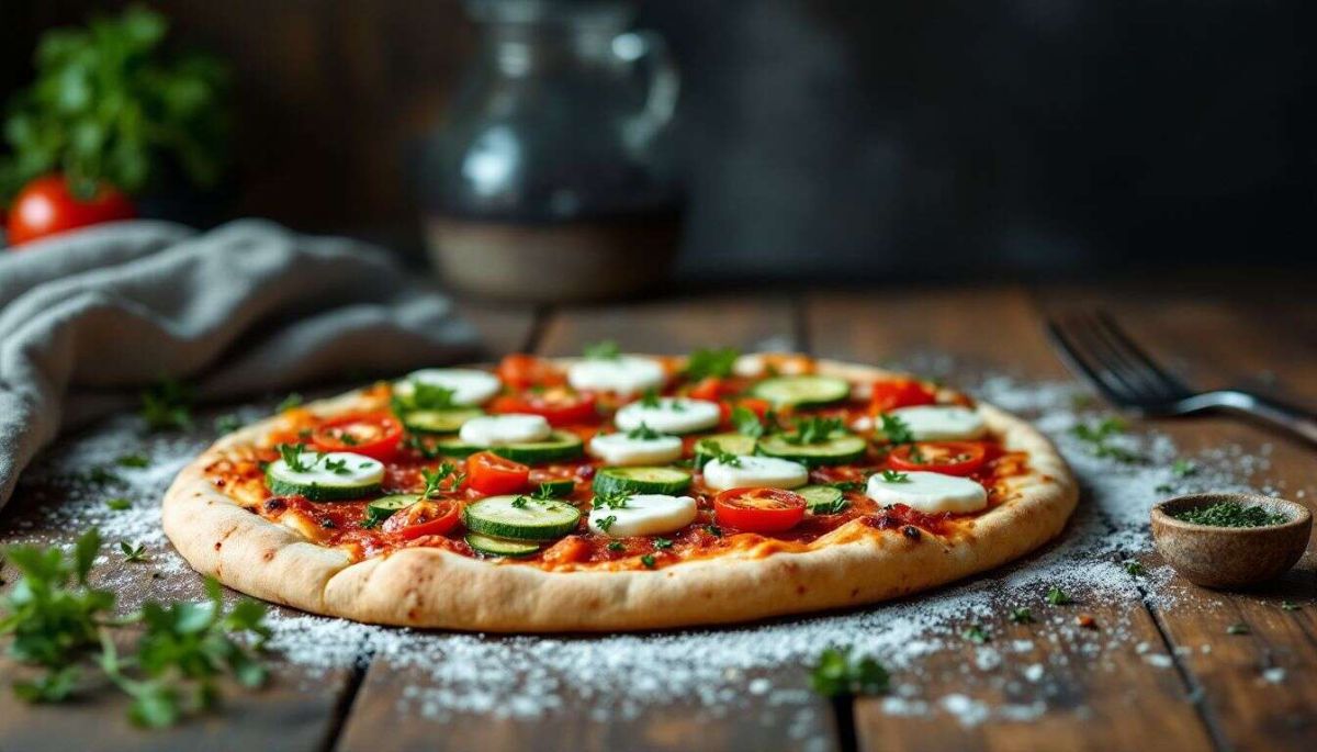 Pizza légère aux légumes : une recette délicieuse et santé à découvrir