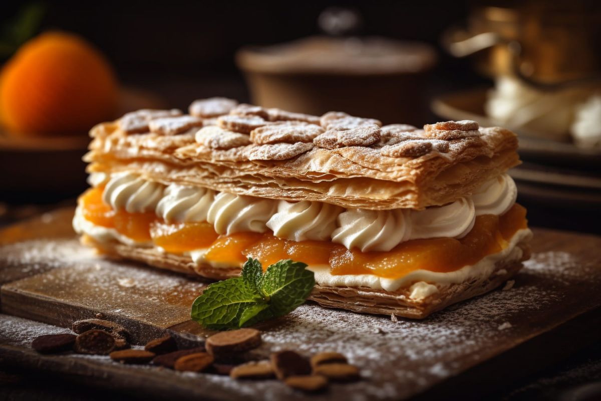 Un dessert festif : le mille-feuille aux pommes de Cyril Lignac