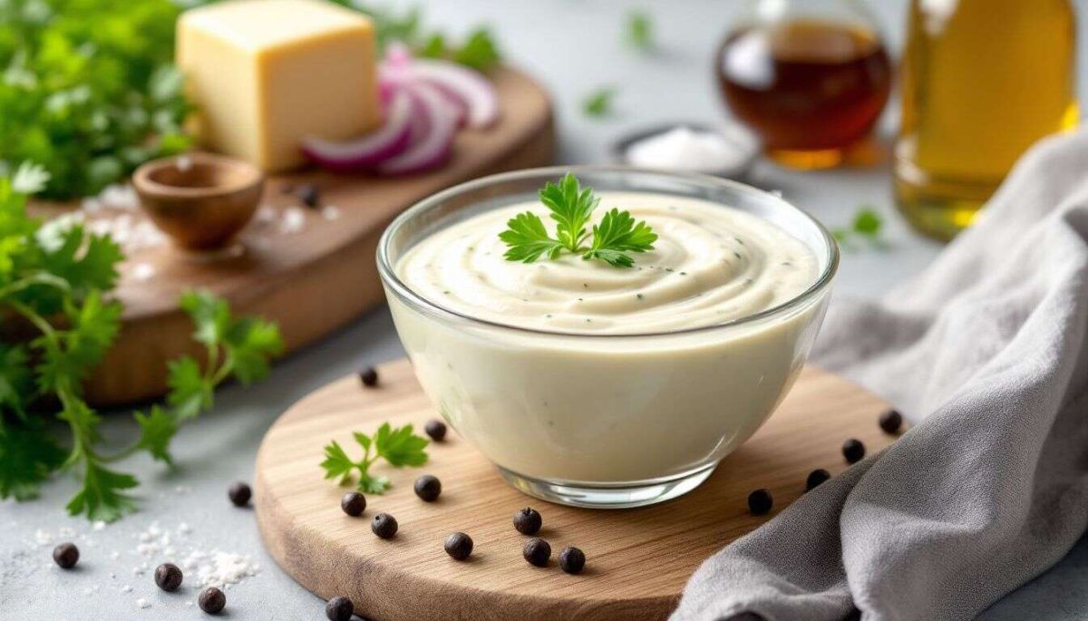 Une vinaigrette légère au fromage blanc pour rehausser vos salades