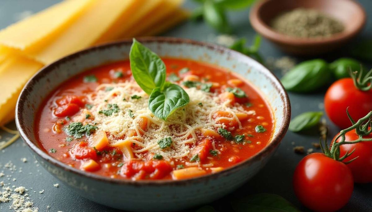 La légèreté gourmande de la soupe de lasagnes revisitée
