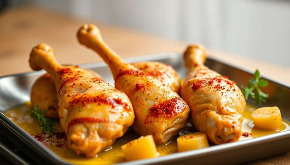 Découvrez la recette des pilons de poulet au four, facile et délicieuse