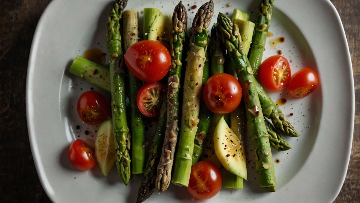 Une salade d’asperges, avocat et tomates pour rafraîchir vos repas d’été