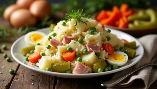 Découvrez la recette intemporelle de la salade russe