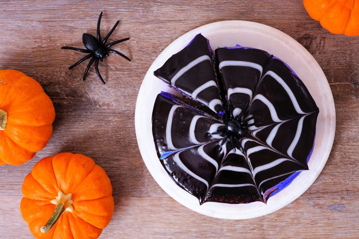 Un zebra cake d'Halloween irrésistible pour un goûter à couper le souffle