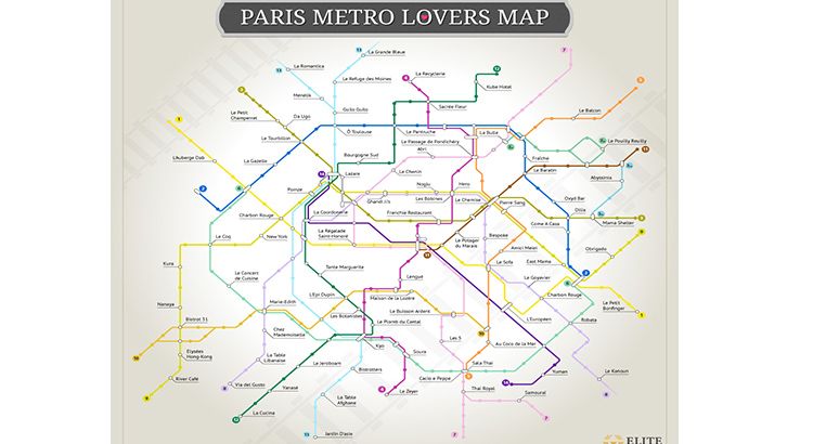 Découvrez la carte des restaurants parisiens pour une Saint-Valentin inoubliable