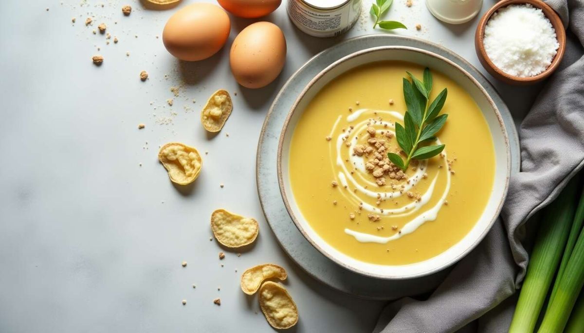 Savourez un velouté de poireaux avec une touche de créativité