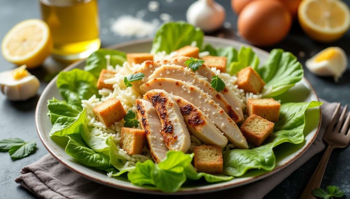 sublimez vos repas avec une salade césar maison