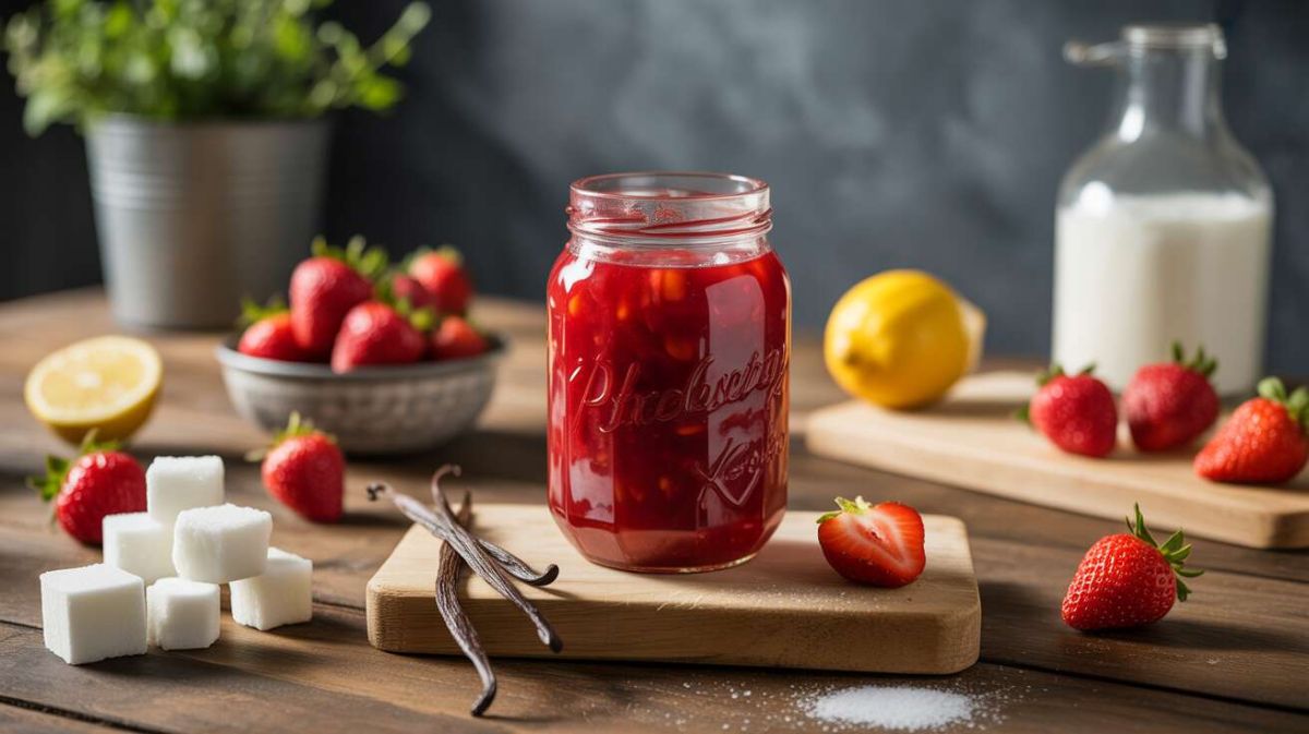La confiture minute : savourez des fraises maison prêtes en un éclair