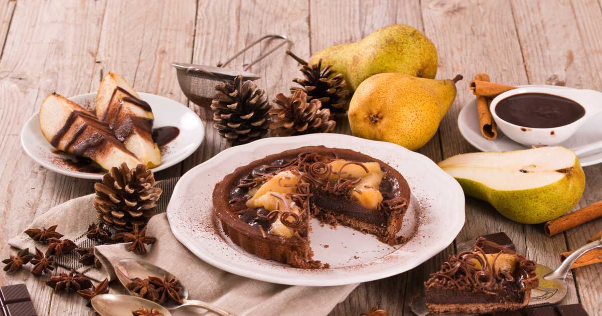 Découvrez la tarte poire chocolat du chef Cyril Lignac