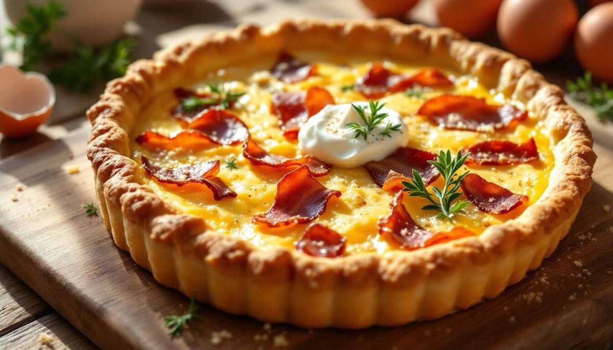 Une quiche lorraine légère pour des moments gourmands