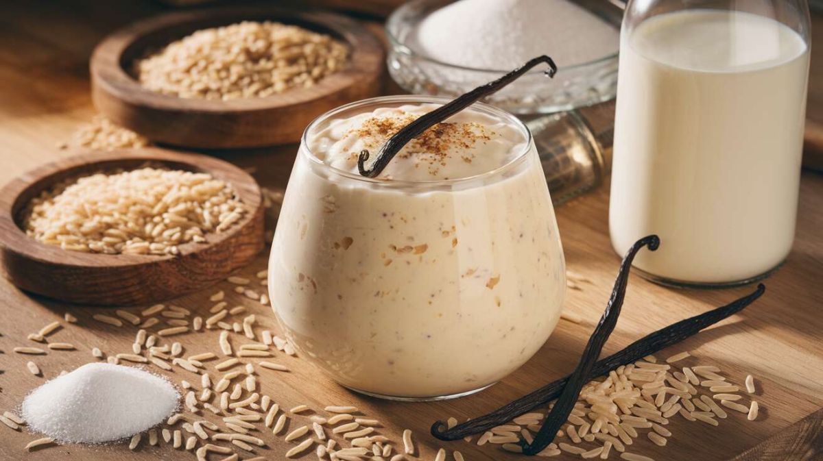 Retrouvez le goût de l'enfance avec ce riz au lait à la vanille