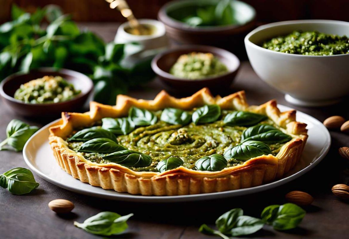La tarte soleil au pesto : un délice visuel et gustatif à partager